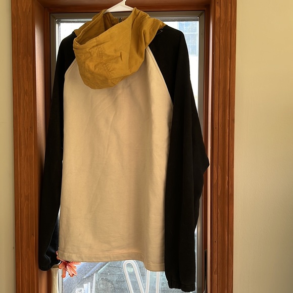 The Quiet Life skateboard apparel 3 color panel 1/4 zip hoodie - Picture 2 of 5